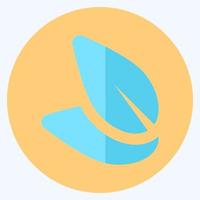 Icon Leaf - Flat Style vector