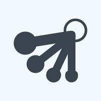 Icon Utensil 2 - Glyph Style - Simple illustration, Editable stroke. vector