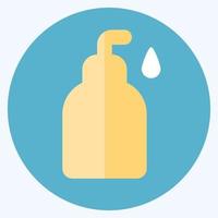 Icon Liquid Soap - Flat Style vector