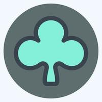 Icon Clubs - Color Mate Style,Simple illustration,Editable stroke vector