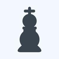 Icon Chess 2 - Glyph Style,Simple illustration,Editable stroke vector