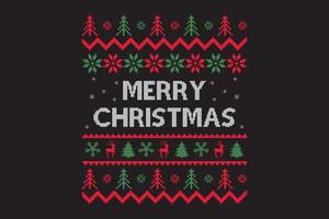 Merry Christmas t shirt template vector