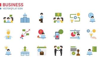 Business Flat Icon vector