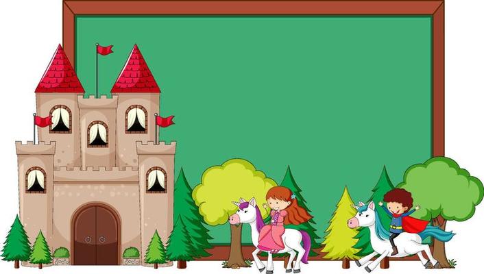 Fairy tale banner template