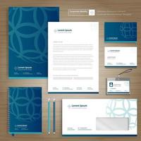 Corporate Business Identity template design stationery Vector abstract  background with memo Gift Items Color promotional souvenirs elements