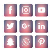 Social Media flat icons technology, network. background  group smiley face sale. Share, Like, Vector illustration Twitter, YouTube, WhatsApp, Snapchat, Facebook, instagram, tiktok, tok