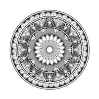 diseño de mandala indio vector