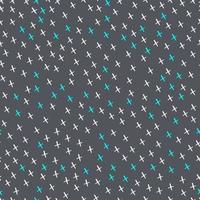 vector seamless pattern irregular  crosses x on a  background