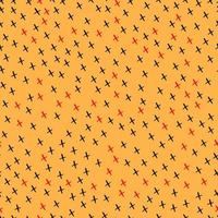 vector seamless pattern irregular  crosses x on a  background