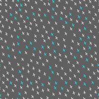 vector seamless pattern irregular  crosses x on a  background