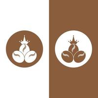 coffee bean icon vector