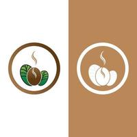 coffee bean icon vector