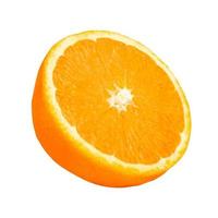 Orange fruit vector illustration isolated on white