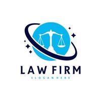 Planet Justice logo vector template, Creative Law Firm logo design concepts