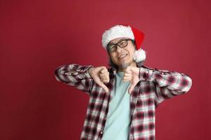 Man in Christmas Season photo