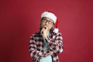 Man in Christmas Season photo