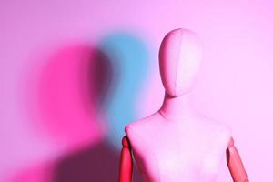 Mannequin in Colorful photo