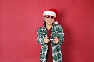 Man in Christmas Season photo