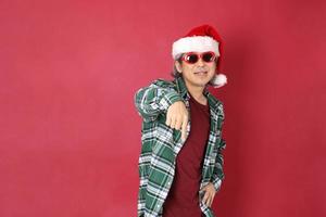 Man in Christmas Season photo