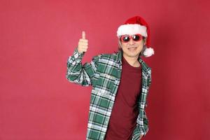 Man in Christmas Season photo