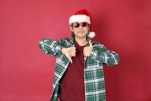 Man in Christmas Season photo