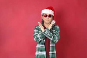 Man in Christmas Season photo