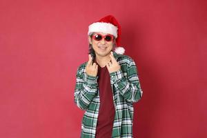 Man in Christmas Season photo