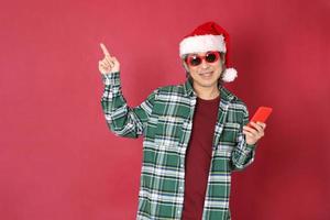 Man in Christmas Season photo