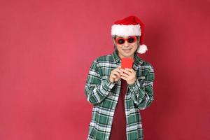 Man in Christmas Season photo