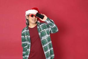 Man in Christmas Season photo