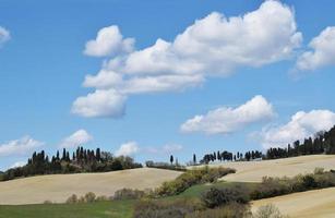 un paisaje toscano foto