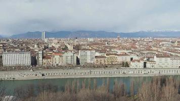 veduta aerea di torino video