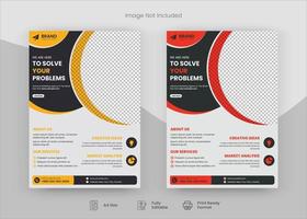 Corporate Flyer Design Template, Flyer Design. Print Template Design, Poster Design vector