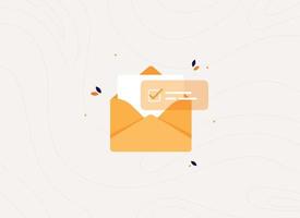 Approved open letter in envelope vector