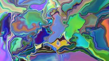 fundo líquido iridescente multicolorido texturizado abstrato video