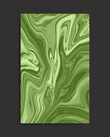 Abstract Green White Liquid Marble Background vector