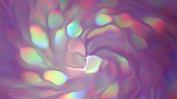 fundo líquido iridescente rosa texturizado abstrato video