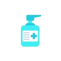 antiseptic, alcohol gel, hand sanitizer icon vector