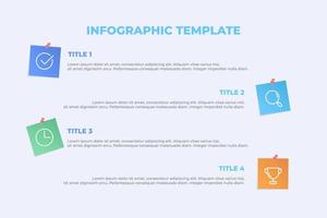 plantilla de diapositivas de presentación de infografías de negocios vector