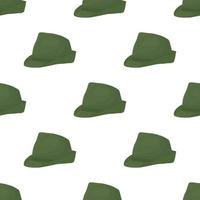 Illustration on theme colored pattern hats fedora vector