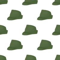 Illustration on theme colored pattern hats fedora vector