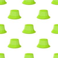 Illustration on theme colored pattern hats panama vector