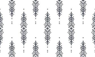 Navajo black and white seamless patterns. Vector background
