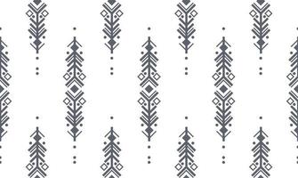 Navajo black and white seamless patterns. Vector background