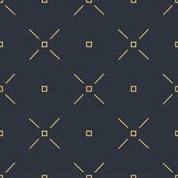 Navajo gold elements seamless patterns and abstract aztec elements vector