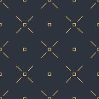 Navajo gold elements seamless patterns and abstract aztec elements vector