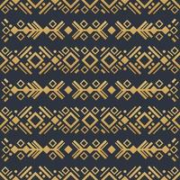Navajo gold elements seamless patterns and abstract aztec elements vector