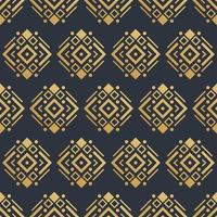 Navajo gold elements seamless patterns and abstract aztec elements vector
