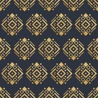 Navajo gold elements seamless patterns and abstract aztec elements vector