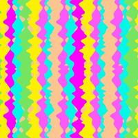 Abstract seamless pattern of multicolored wavy vertical stripes. Vector illustration.